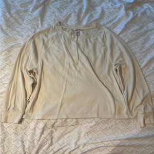 victoria’s secret waffle knit sweater top